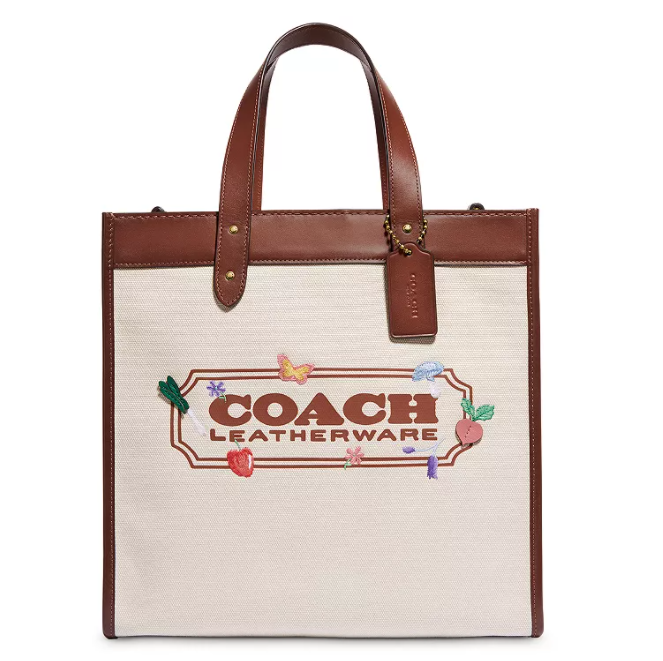 bloomingdales官网杨紫同款coachgardenembroideredfield帆布托特包7