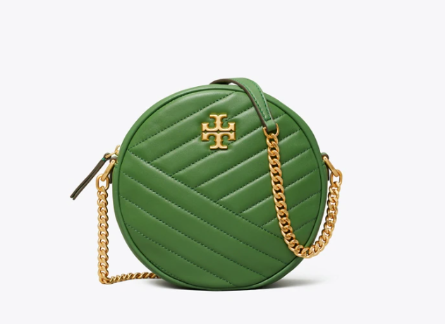 tory burch kira chevron 绿色小圆饼单肩斜挎包7折热卖