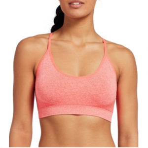 reebok strappy cami sports bra