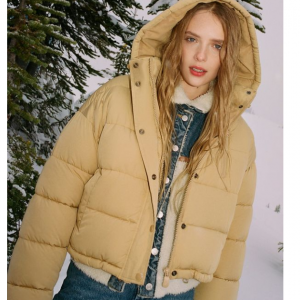 Urban Outfitters + Mae Hooded Puffer Jacket