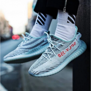 yeezy blue tint farfetch