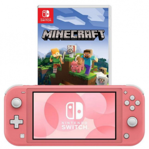 Nintendo Switch Lite Coral With Games Bundle Gamestop From