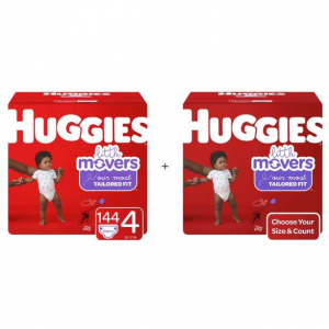 huggies little movers size 4 144