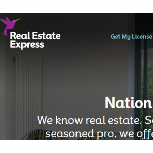 Real Estate Express - 美国房地产经纪人执照考试网课优惠+全指导