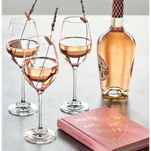桃红葡萄酒杯,4 件套