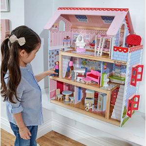KidKraft 儿童木质3层娃娃屋，16个配件 @ Amazon