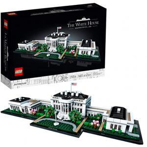 LEGO Architecture 白宫2020新版 21054， 1,483块颗粒