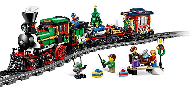 amazon lego christmas train