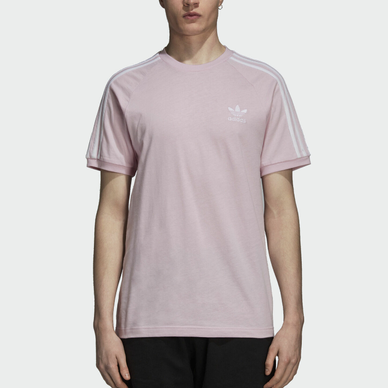 adidas 3 stripe tee mens