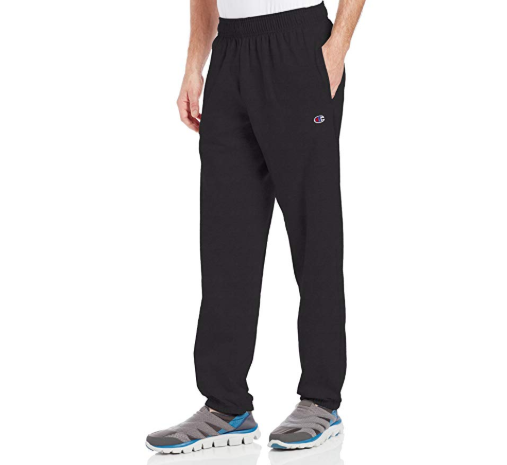 champion men's closed bottom jersey pants