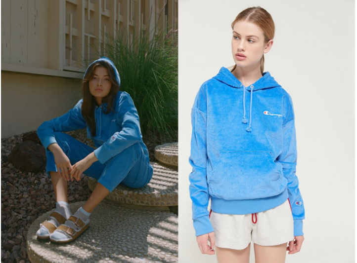 champion & uo pullover hoodie sweatshirt