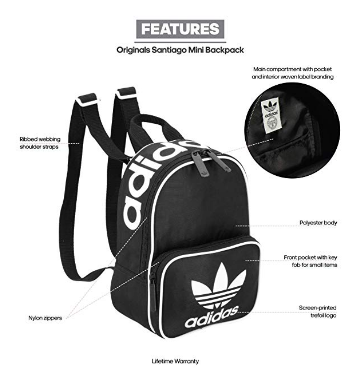 amazon adidas mini backpack