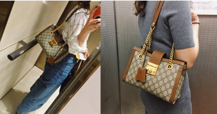 padlock gg small shoulder bag