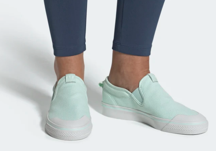 adidas nizza slip on womens