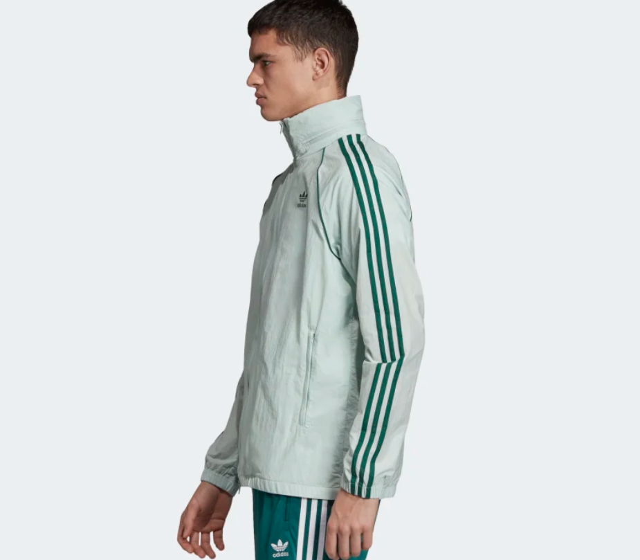 adidas sst windbreaker green