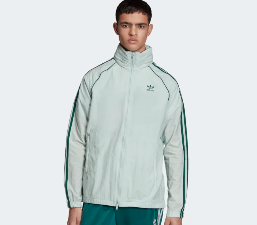 adidas sst windbreaker green