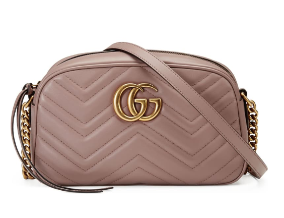 gucci gg small matelassé leather camera bag