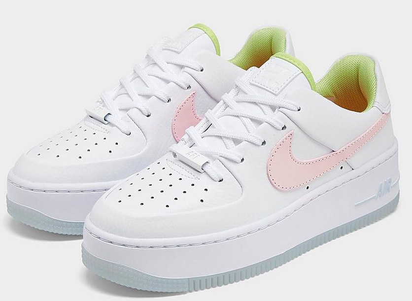 finish line pink air force 1