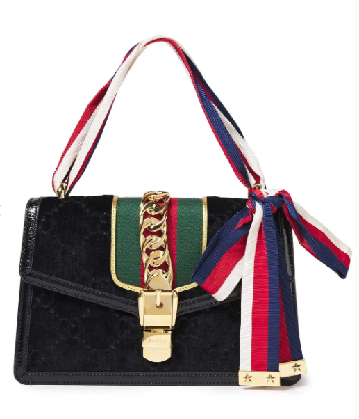 the outnet亚太站 gucci sylvie 系列天鹅绒手袋热卖 立减au$1247