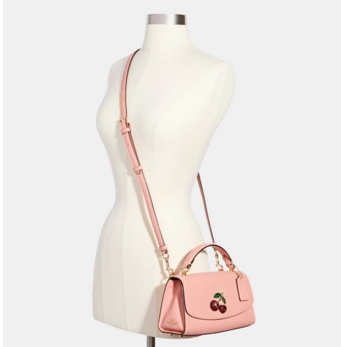 $122.50 (原价 $350)   包邮coach outlet官网 tilly 23樱桃斜挎包3.