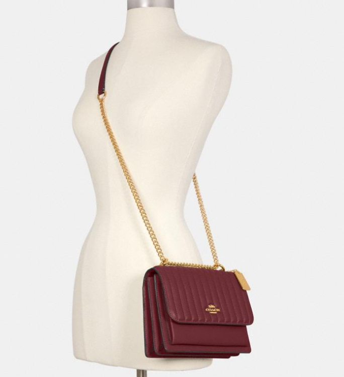 coach outlet官网 coach klare 小羊皮风琴包3折热卖 多色可选